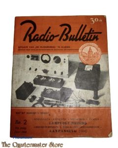 Radio Bulletin no 2 1944 de Muiderkring te Muiden in WW2