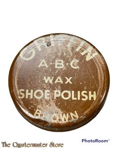 Tin Griffin A.B.C. military boot polish wax WW2