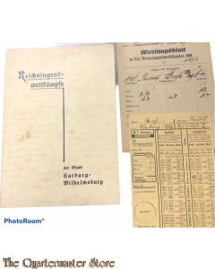 Dokumente Reichsjugend Wettkampfe der Stadt Harburg-Wilhelmsburg 1932
