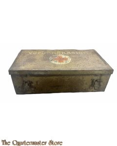 Verbandskasten mit original camo WW2 (Original German WWII Verbandkasten Medic First aid Steel Chest with camouflage)