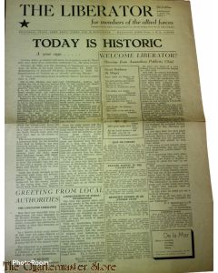 Newspaper the Liberator 6 june 1945 Today is Historic