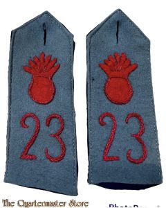Schulterklappen manschaften 23 Artillerie Regiment WK1
