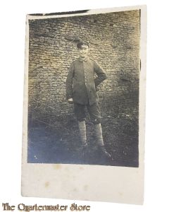 Studio photo 1918 Deutsche Soldat an der Front 