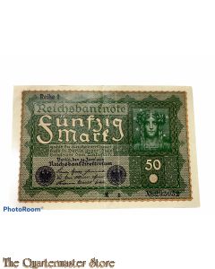 Reichsbanknote 50 (Funfzig) Mark 1919