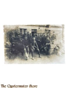 Studio Photo 13 German group soldiers posing 