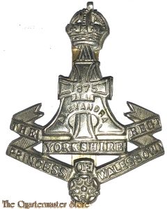 Cap badge The Princess of Wales Own Yorkshire Regiment (Green Howards)