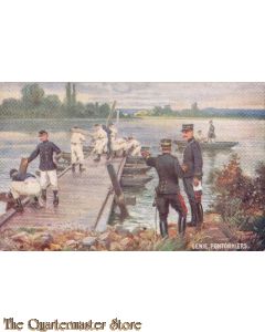 Postcard (Ansichtkaart) L Armee Francais Genie, Pontonniers