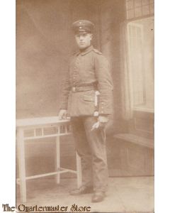 AnsichtsKarte (Mil. Postcard ) 1914 UOff mit Seitengewehr