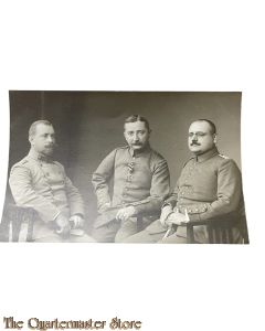 Studio Photo Deutsche Soldaten in uniform mit EK2