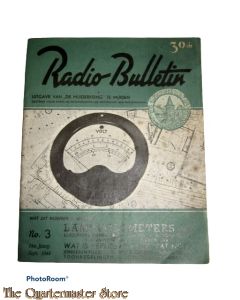 Radio Bulletin no 3 1944 de Muiderkring te Muiden in WW2
