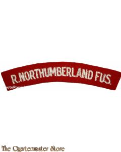 Shoulder flash The Royal Northumberland Fusiliers