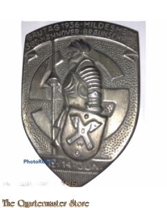 Tinnie, rallybadge 1936 Duitse tinnie Gautag 1936 Hildesheim Sud- Hannover Braunschweig. 12-14 juni NSDAP.
