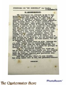 Stencil overgenomen uit Het Ochtendblad vrijdag 8 sept 1944