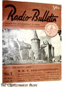 Radio Bulletin no 1 1943 de Muiderkring te Muiden