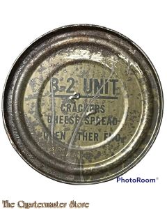 B-2 ration can of Crackers and Cheesespread 1960’s
