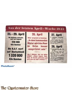 Leaflet / Flugblatt G.24  Aus der letzten April-Woche 1942