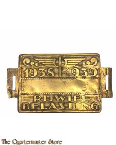 Rijwielbelasting plaatje 1938-39