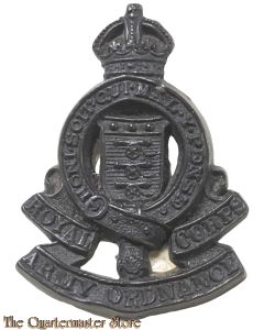 Cap badge Royal Army Ordnance Corps R.A.O.C. (plastic)