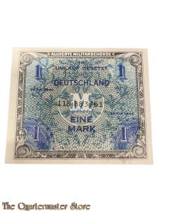 US Army Invasion money 1 Mark 1944