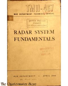 Manual TM 11-467  Radar system fundamentals 1944