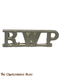 Shoulder title R.W.P. (metal)