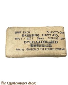 Dressing (dyed steralized) first aid type 1 size 3