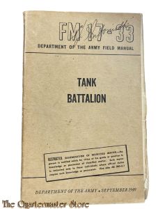 Manual FM 17-33 Tank battalion 