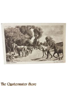Belgium - Postcard WW1 Echelon d'artillerie