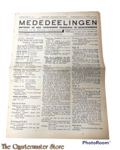 Mededelingen omtrent de Ned Gereformeerde kerk te Scheveningen 