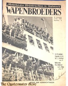 Krant Wapenbroeders  no 5 Ned Strijd krachten in Indonesie 4e jrg 5 Mei 1949