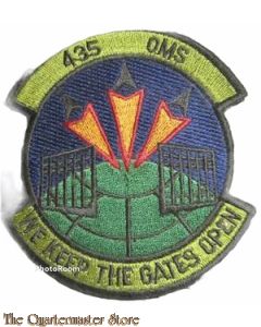 USA Badge USAF Air Force USAF 435th Organizational Maintenance Squadron