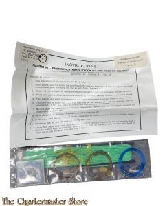 NATO fishing kit, survival Stock no 22P 4220-99-138-8693