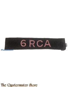 Shoulder flash 6  RCA 
