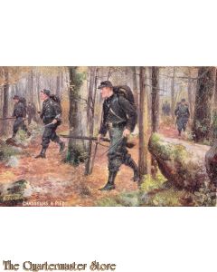 AnsichtKaart (Mil. Postcard) Chasseurs a Pied