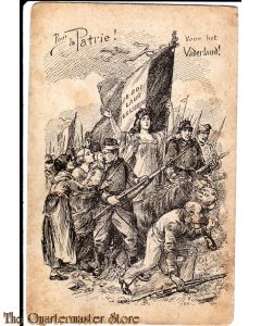 AnsichtKaart (Mil. Postcard) Pour le Patrie!