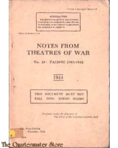 Manual  no 18 Notes from Theatres of War: Pacific   