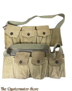 WW1 set BAR Shoulder magazine bandoleer Browning Automatic Rifle
