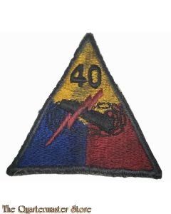 Mouwembleem 40th Armored Division (Sleevebadge 40th Armored Division)