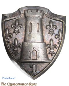 France - Insigne 1° Cuir Regiment de Cuirassiers 1835-1940