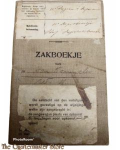 Oorlogszakboekje 11e Regiment Infanterie  11 Depot Batt 