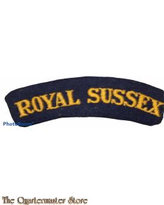 Shoulder flash Royal Sussex Regiment