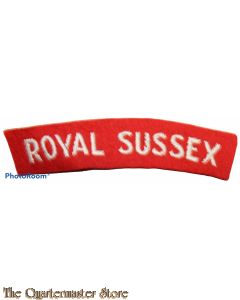 Shoulder flash Royal Sussex Regiment