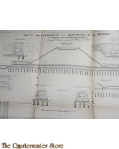 Bestek tekening Kanaal ter verbinding van Amsterdam met de Merwede 1886