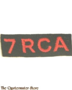 7 th ROYAL CANADIAN Artillery