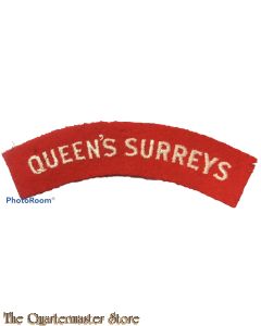 Shoulder flash Queen's Royal Regiment (West Surrey)