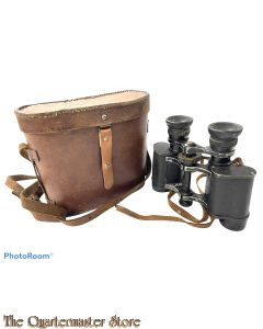 France - Pair of binoculars Jason HUET in original case in leather, WW2