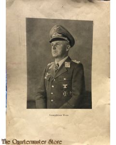 Large portret of Generaloberst Hubert Weise 