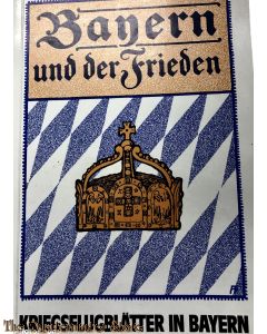 Book - Bayern und den Frieden Kriegsflugblatter in Bayern