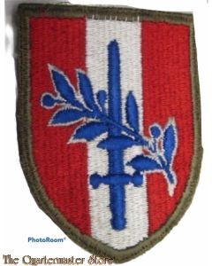 Mouwembleem Headquarters, U.S. Forces, Austria (Sleeve badge Headquarters, U.S.Forces, Austria)