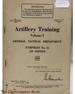 Pamphlet no 11 General Tactical Employment, vol 1 Air Defence 1943